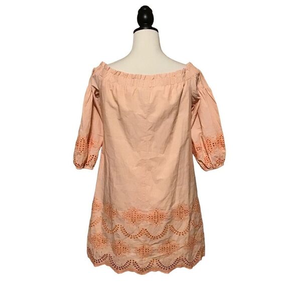 Vince Camuto Eyelet Off The Shoulder Dress 6 - Picture 5 of 8